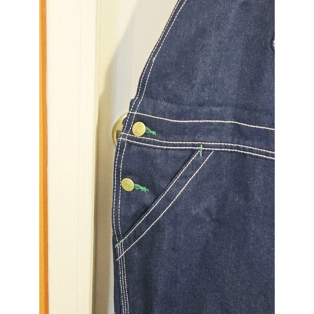 Liberty NWT Bib Overalls 44x30 Denim  Jeans Carpenter Work Farm Cotton NEW Mens